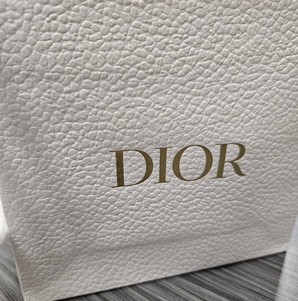 NEW Dior Pink & White Floral Neck Bag Scarf Dior Parfume Line - Picture 5 of 10